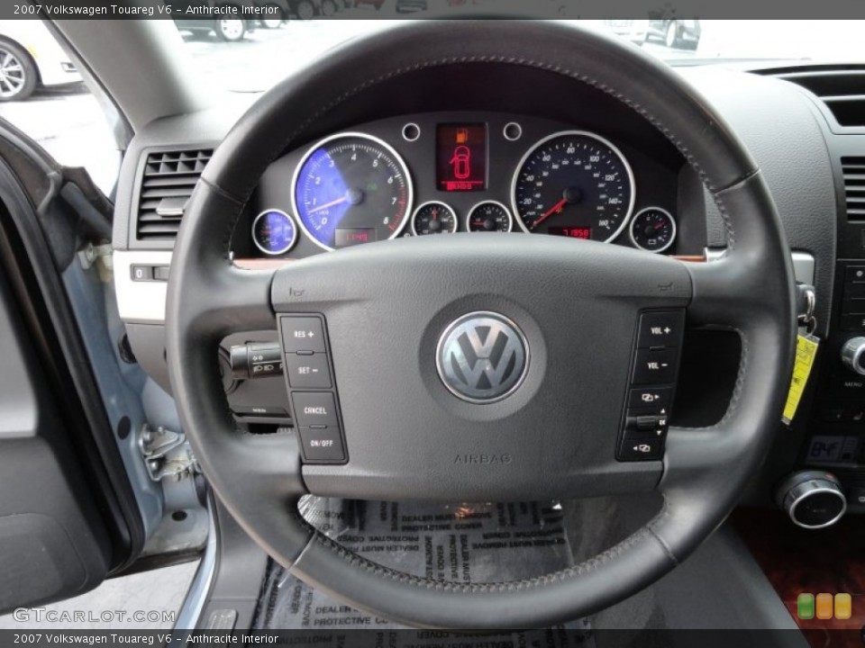 Anthracite Interior Steering Wheel for the 2007 Volkswagen Touareg V6 #76993050