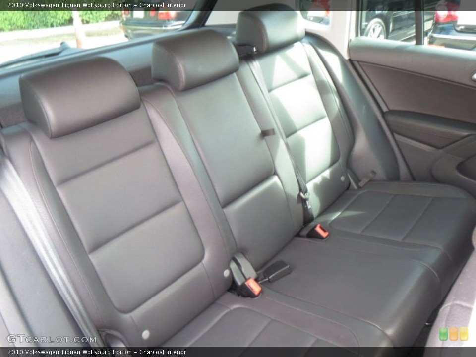 Charcoal Interior Rear Seat for the 2010 Volkswagen Tiguan Wolfsburg Edition #76993257