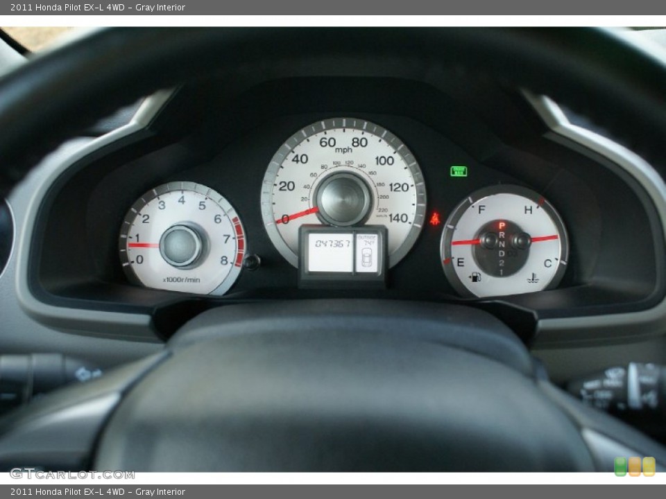 Gray Interior Gauges for the 2011 Honda Pilot EX-L 4WD #76993425