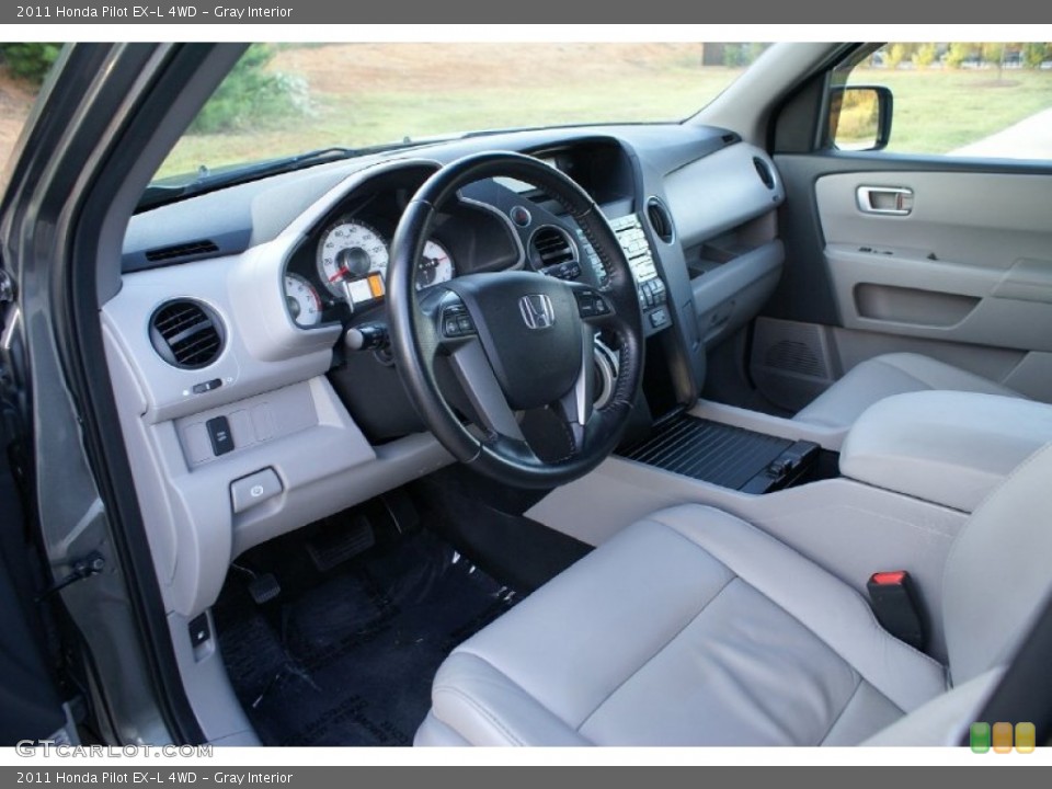 Gray Interior Prime Interior for the 2011 Honda Pilot EX-L 4WD #76993497
