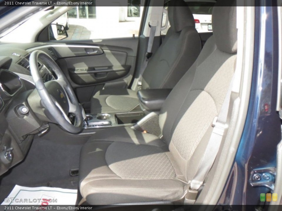 Ebony/Ebony Interior Front Seat for the 2011 Chevrolet Traverse LT #76993937