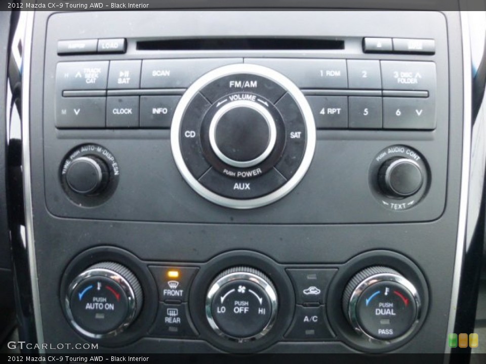 Black Interior Controls for the 2012 Mazda CX-9 Touring AWD #76993983