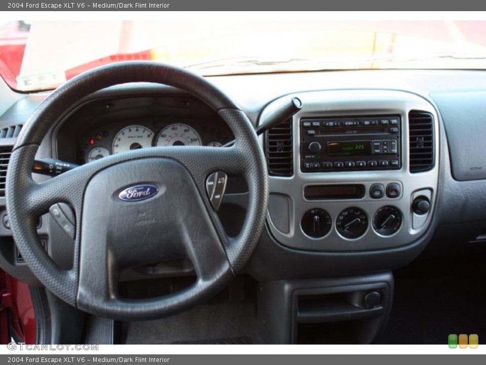 Medium/Dark Flint Interior Dashboard for the 2004 Ford Escape XLT V6 #76994907