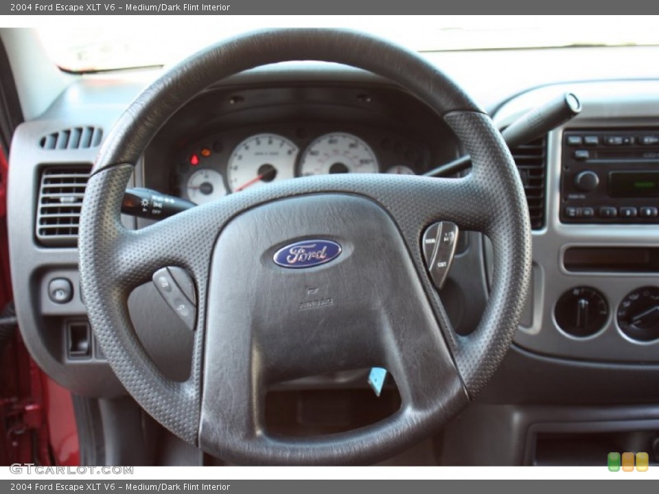 Medium/Dark Flint Interior Steering Wheel for the 2004 Ford Escape XLT V6 #76994937