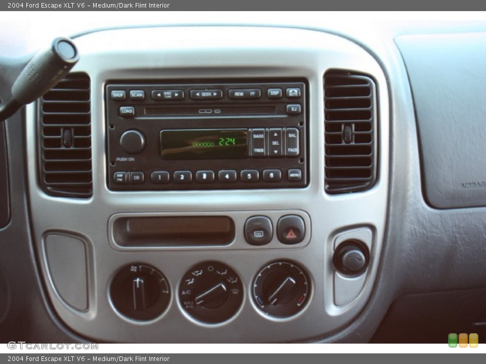 Medium/Dark Flint Interior Controls for the 2004 Ford Escape XLT V6 #76994952