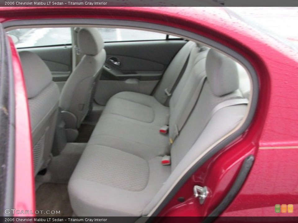 Titanium Gray Interior Rear Seat for the 2006 Chevrolet Malibu LT Sedan #76995747