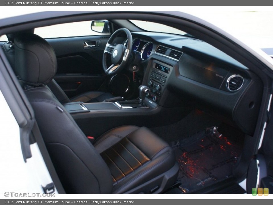 Charcoal Black/Carbon Black Interior Photo for the 2012 Ford Mustang GT Premium Coupe #76996053