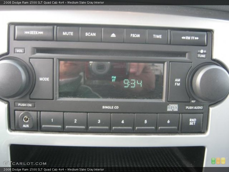Medium Slate Gray Interior Audio System for the 2008 Dodge Ram 1500 SLT Quad Cab 4x4 #76996224