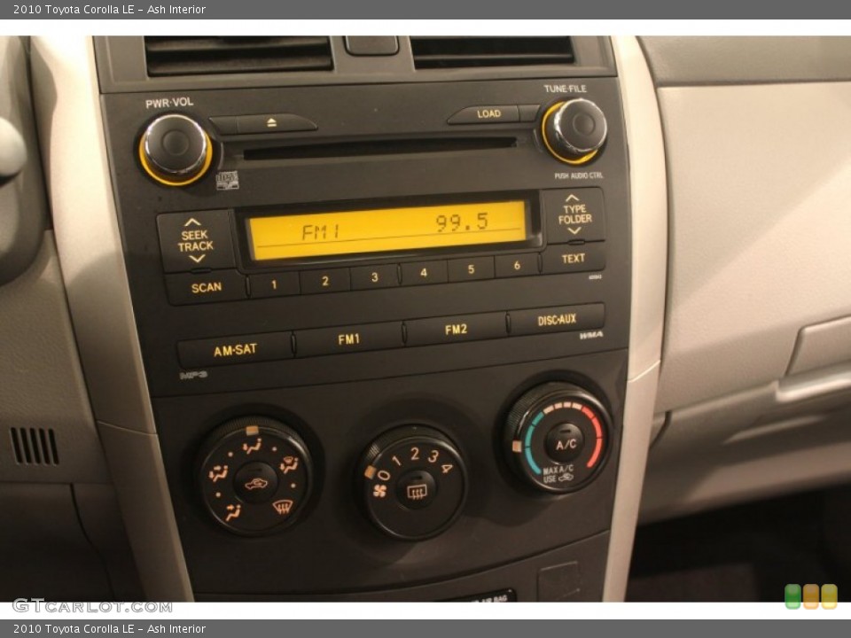 Ash Interior Controls for the 2010 Toyota Corolla LE #76996323