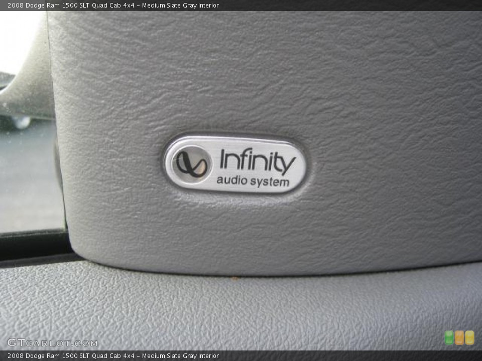 Medium Slate Gray Interior Audio System for the 2008 Dodge Ram 1500 SLT Quad Cab 4x4 #76996407