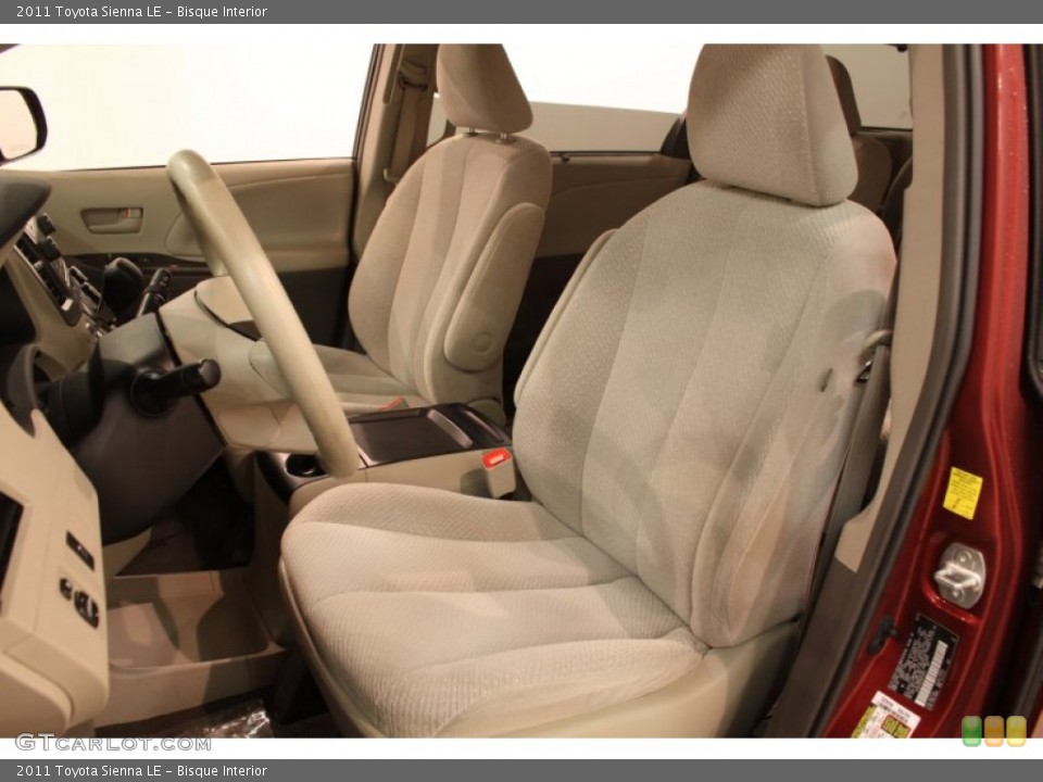 Bisque Interior Front Seat for the 2011 Toyota Sienna LE #76996683