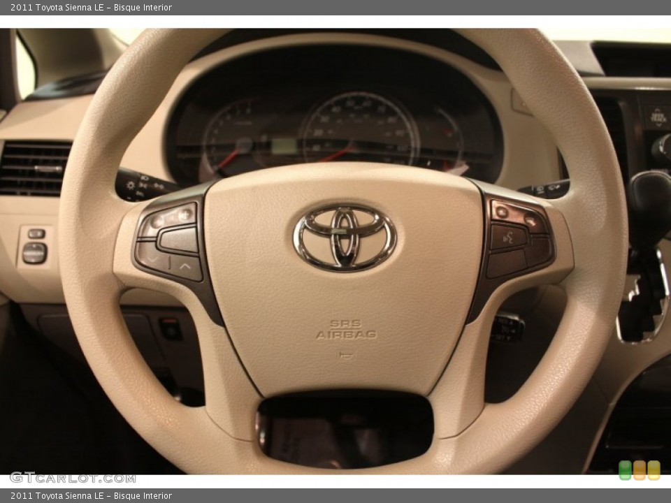 Bisque Interior Steering Wheel for the 2011 Toyota Sienna LE #76996701