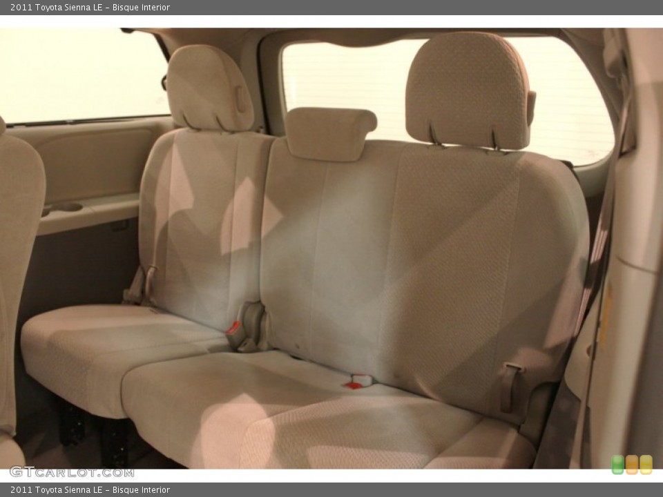 Bisque Interior Rear Seat for the 2011 Toyota Sienna LE #76996899