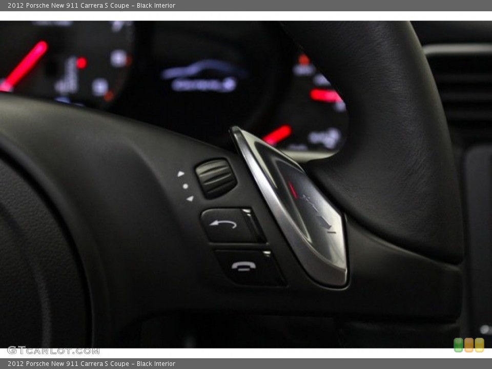 Black Interior Controls for the 2012 Porsche New 911 Carrera S Coupe #76997229
