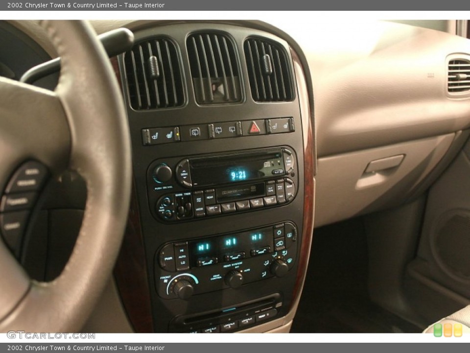 Taupe Interior Controls for the 2002 Chrysler Town & Country Limited #76997256