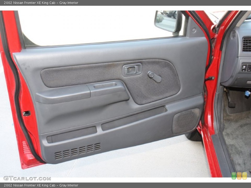 Gray Interior Door Panel for the 2002 Nissan Frontier XE King Cab #76997602