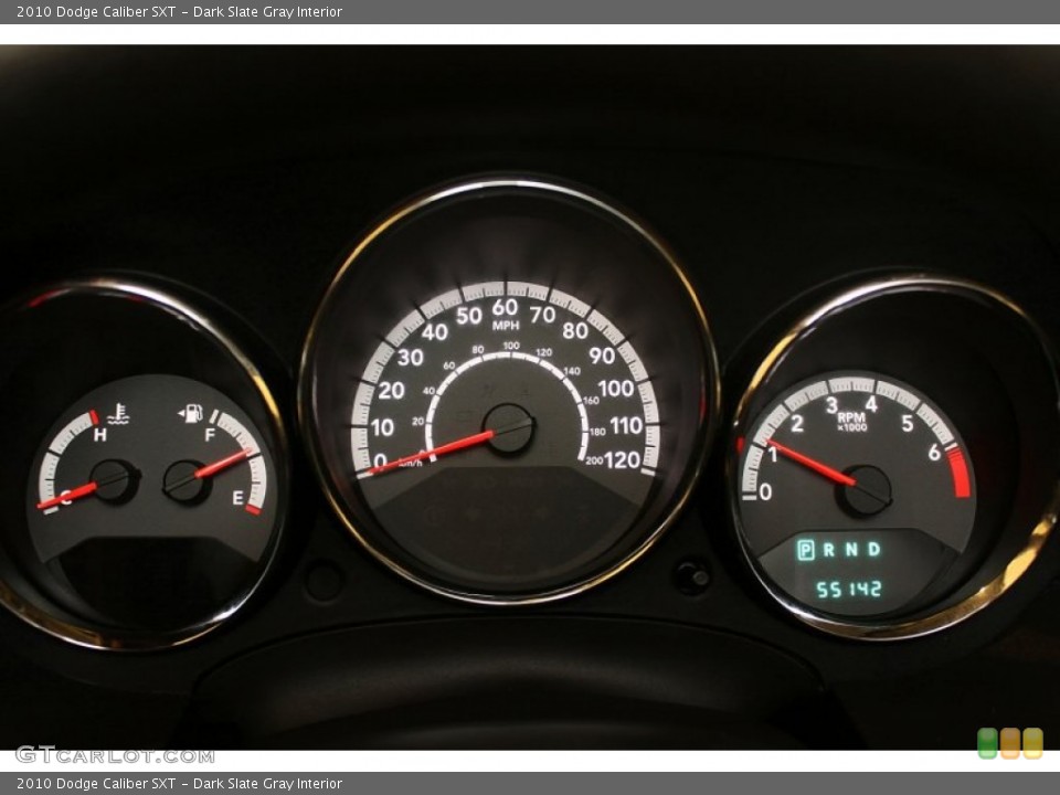 Dark Slate Gray Interior Gauges for the 2010 Dodge Caliber SXT #76997670