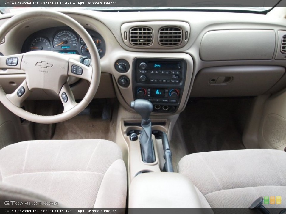 Light Cashmere Interior Dashboard for the 2004 Chevrolet TrailBlazer EXT LS 4x4 #76997874