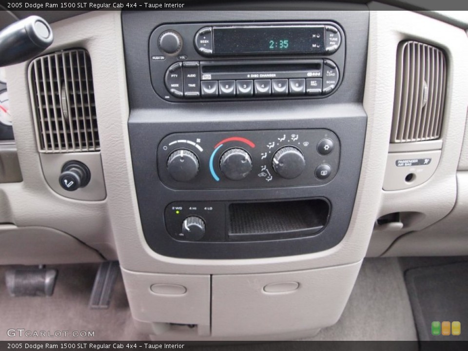 Taupe Interior Controls for the 2005 Dodge Ram 1500 SLT Regular Cab 4x4 #76998591