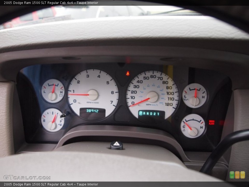 Taupe Interior Gauges for the 2005 Dodge Ram 1500 SLT Regular Cab 4x4 #76998616