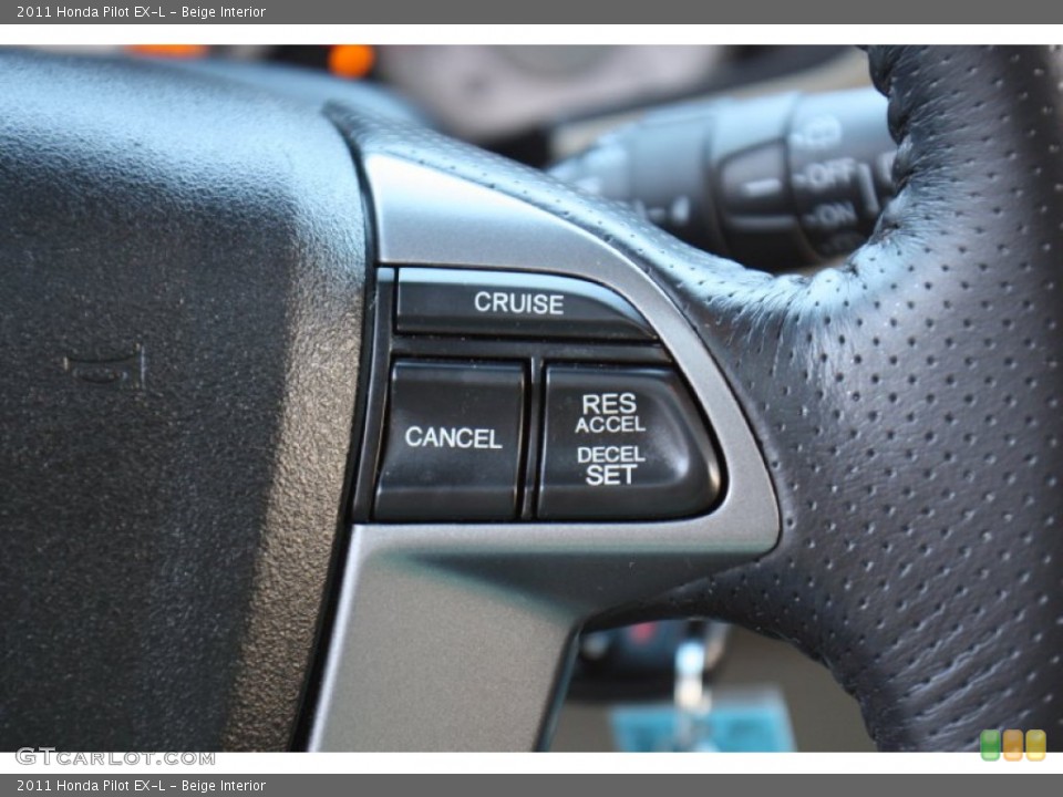 Beige Interior Controls for the 2011 Honda Pilot EX-L #76998666