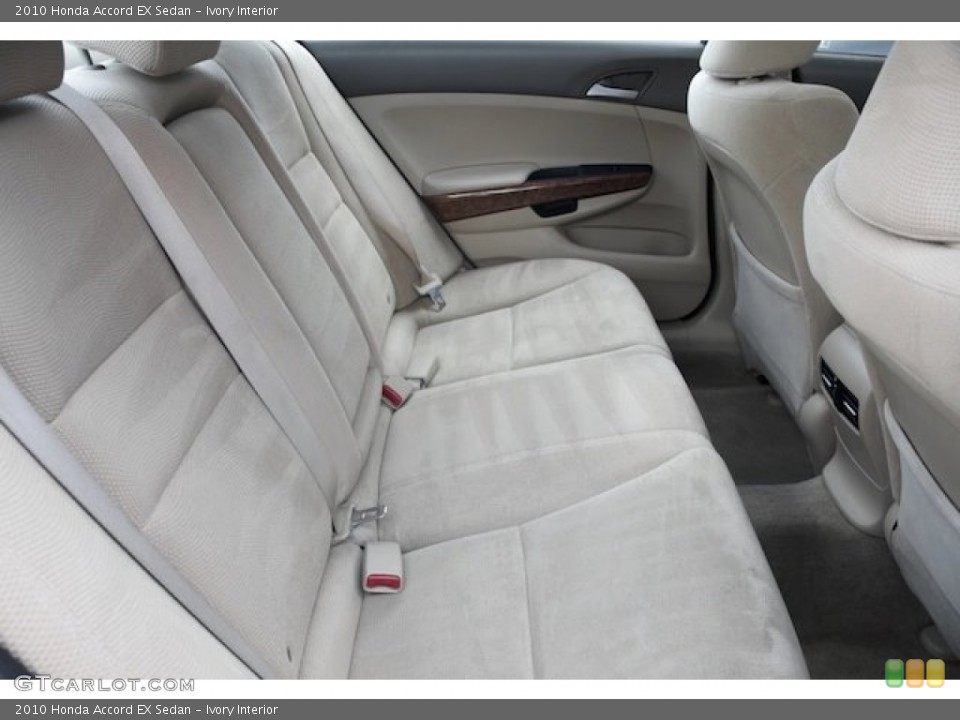 Ivory Interior Rear Seat for the 2010 Honda Accord EX Sedan #76998822