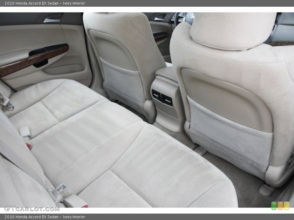 Ivory Interior Rear Seat for the 2010 Honda Accord EX Sedan #76998846