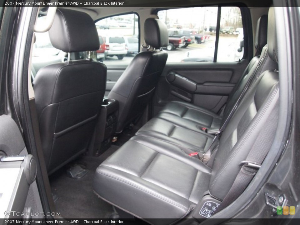 Charcoal Black Interior Rear Seat for the 2007 Mercury Mountaineer Premier AWD #76999194