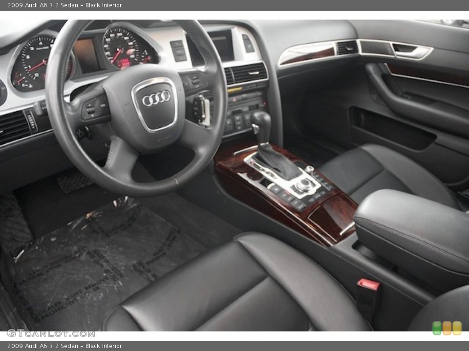 Black Interior Prime Interior for the 2009 Audi A6 3.2 Sedan #76999473
