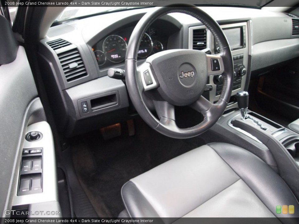 Dark Slate Gray/Light Graystone Interior Dashboard for the 2008 Jeep Grand Cherokee Laredo 4x4 #76999701