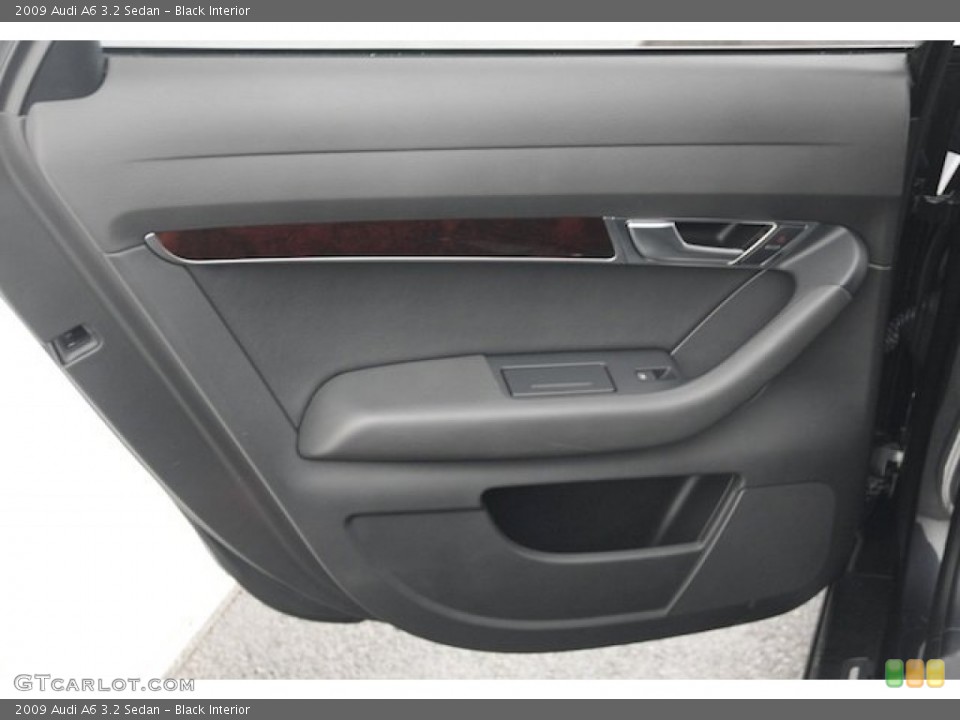 Black Interior Door Panel for the 2009 Audi A6 3.2 Sedan #76999796