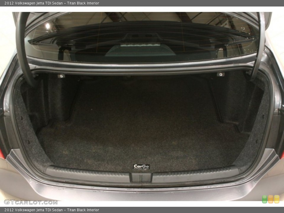 Titan Black Interior Trunk for the 2012 Volkswagen Jetta TDI Sedan #77000007