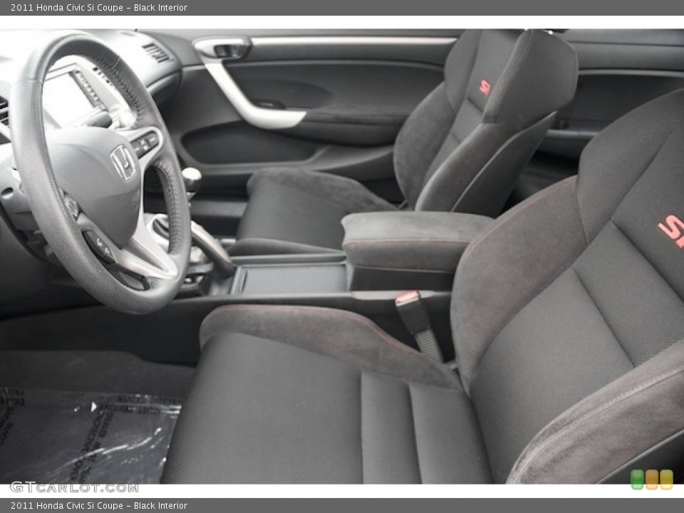 Black Interior Photo for the 2011 Honda Civic Si Coupe #77000058