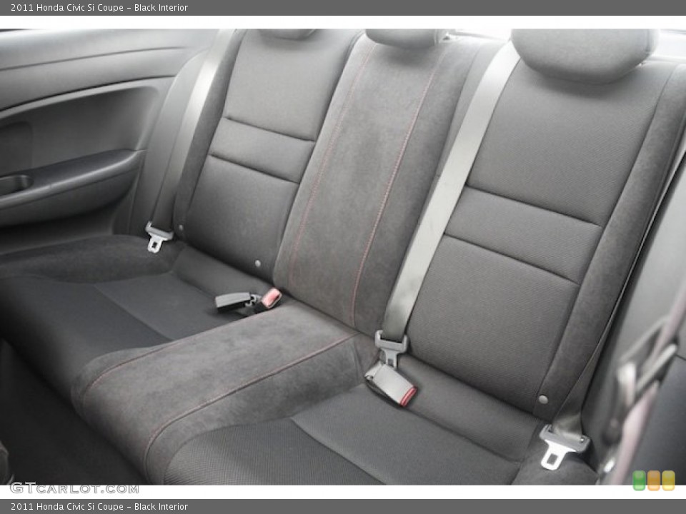 Black Interior Rear Seat for the 2011 Honda Civic Si Coupe #77000075