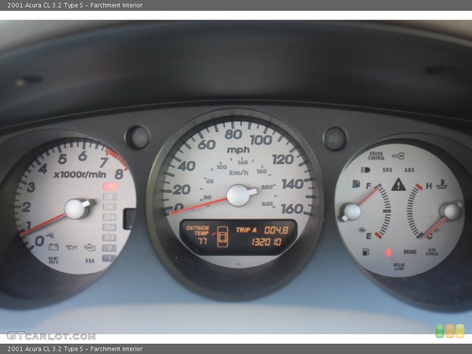 Parchment Interior Gauges for the 2001 Acura CL 3.2 Type S #77000151