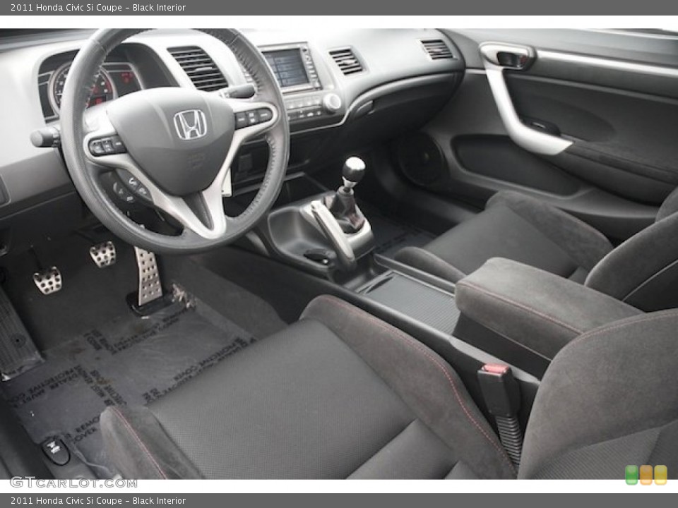 Black Interior Prime Interior for the 2011 Honda Civic Si Coupe #77000265