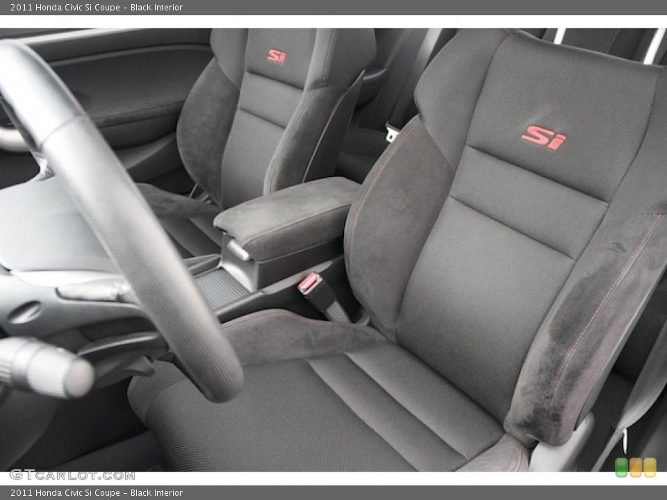 Black Interior Front Seat for the 2011 Honda Civic Si Coupe #77000303