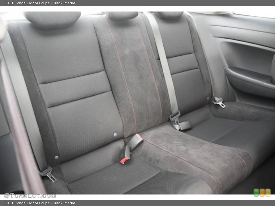 Black Interior Rear Seat for the 2011 Honda Civic Si Coupe #77000367