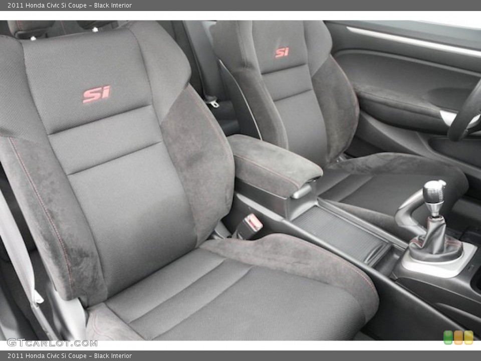 Black Interior Front Seat for the 2011 Honda Civic Si Coupe #77000390