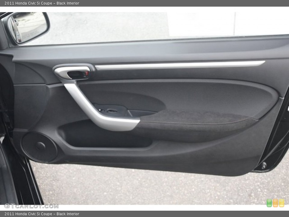 Black Interior Door Panel for the 2011 Honda Civic Si Coupe #77000490