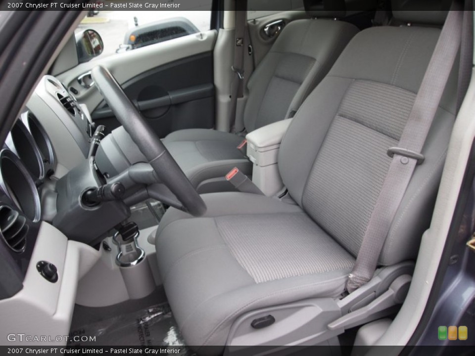 Pastel Slate Gray Interior Front Seat for the 2007 Chrysler PT Cruiser Limited #77000535