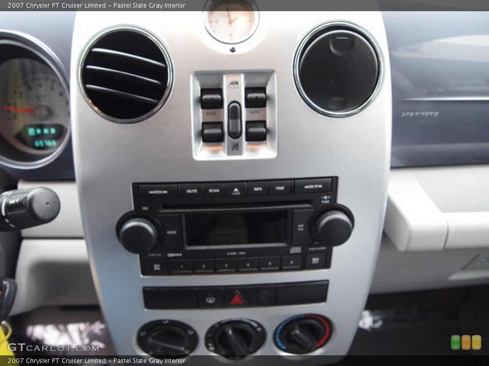 Pastel Slate Gray Interior Controls for the 2007 Chrysler PT Cruiser Limited #77000793