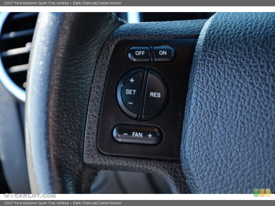 Dark Charcoal/Camel Interior Controls for the 2007 Ford Explorer Sport Trac Limited #77001931