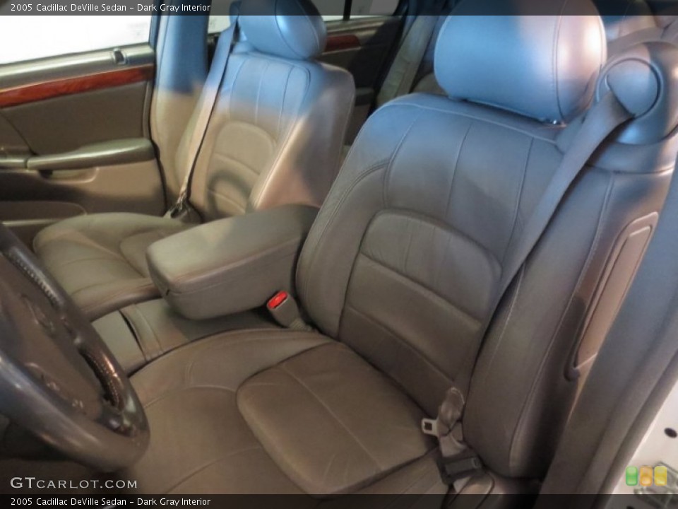 Dark Gray Interior Front Seat for the 2005 Cadillac DeVille Sedan #77002569