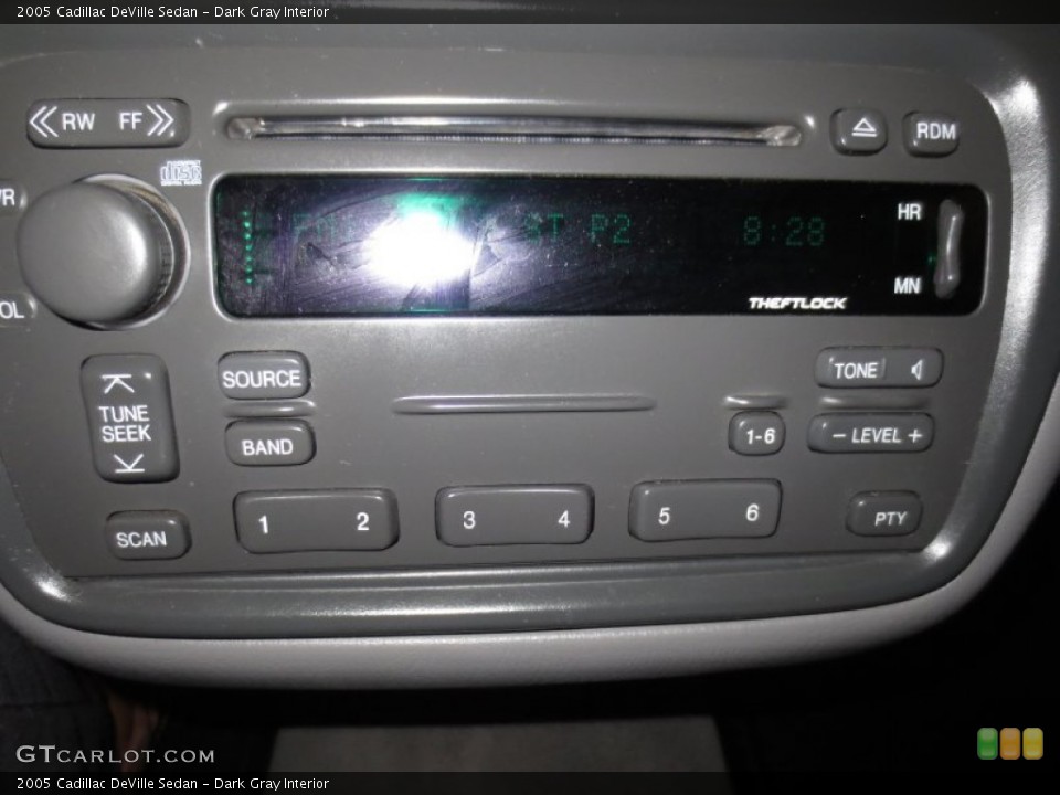 Dark Gray Interior Audio System for the 2005 Cadillac DeVille Sedan #77002860