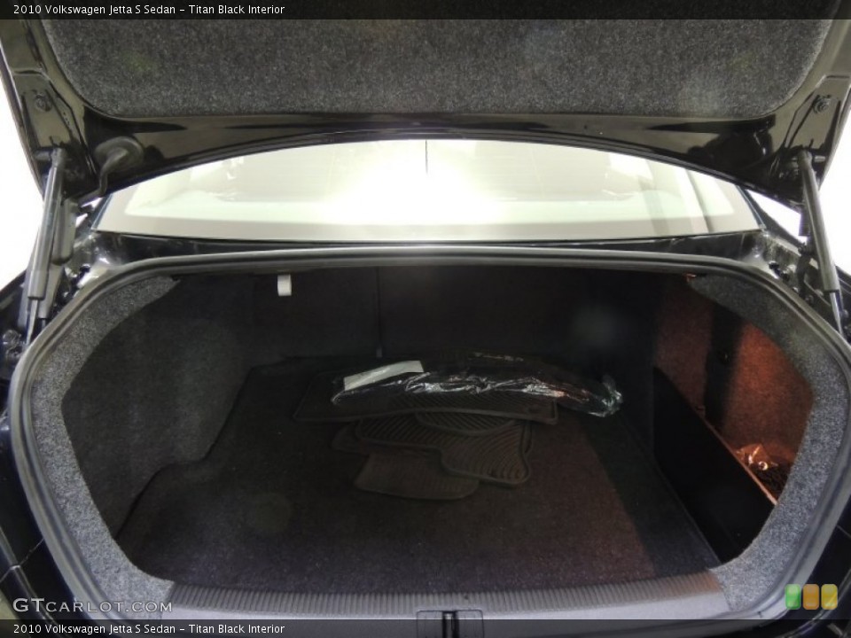 Titan Black Interior Trunk for the 2010 Volkswagen Jetta S Sedan #77004795