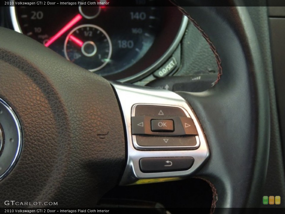 Interlagos Plaid Cloth Interior Controls for the 2010 Volkswagen GTI 2 Door #77005164