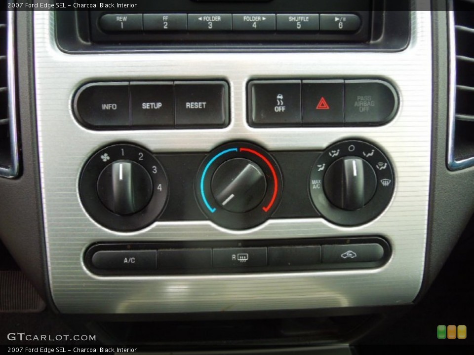 Charcoal Black Interior Controls for the 2007 Ford Edge SEL #77005215