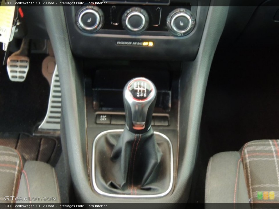 Interlagos Plaid Cloth Interior Transmission for the 2010 Volkswagen GTI 2 Door #77005224