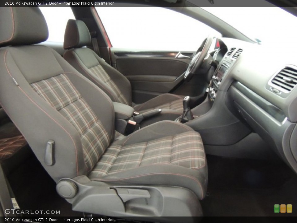 Interlagos Plaid Cloth Interior Front Seat for the 2010 Volkswagen GTI 2 Door #77005291